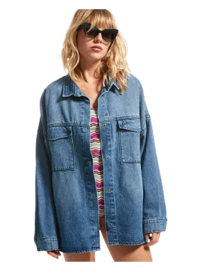 Main Character Denim Jacket - Medium Blue