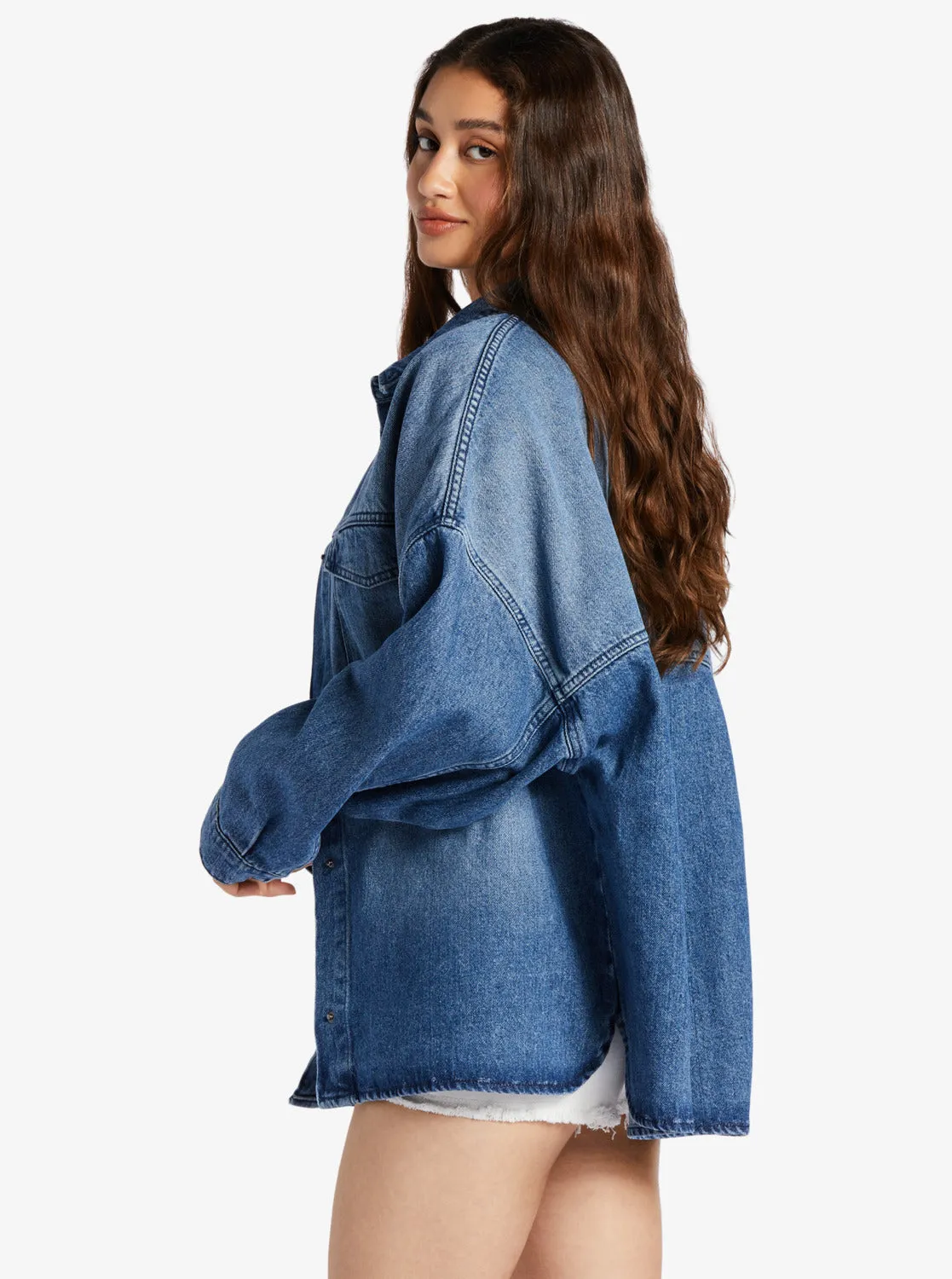 Main Character Denim Jacket - Medium Blue