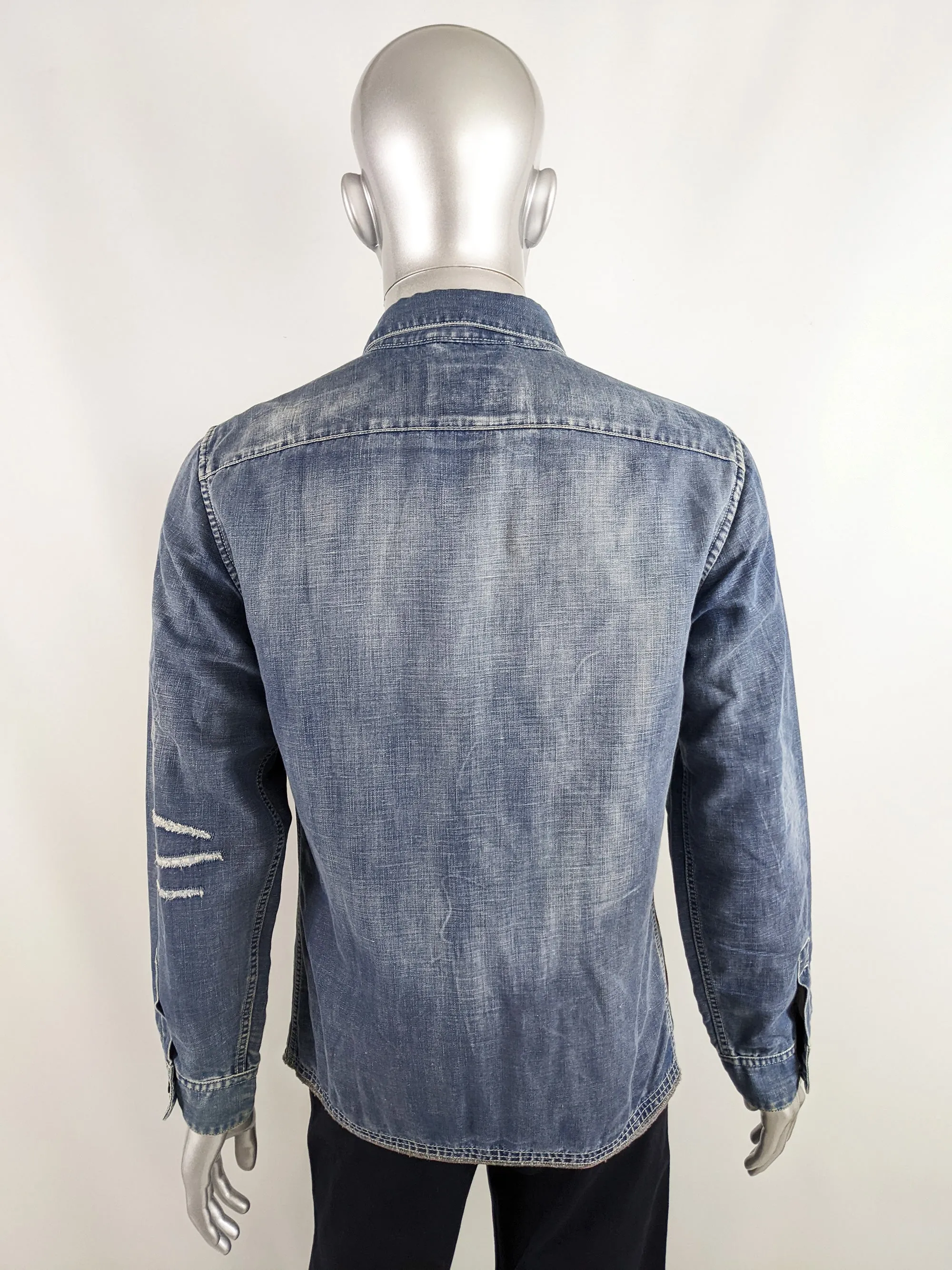 Marithé & Francois Girbaud Mens Vintage Denim Jacket, 1990s