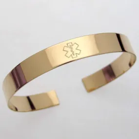 Medical Alert Bracelet - Medical ID Cuff