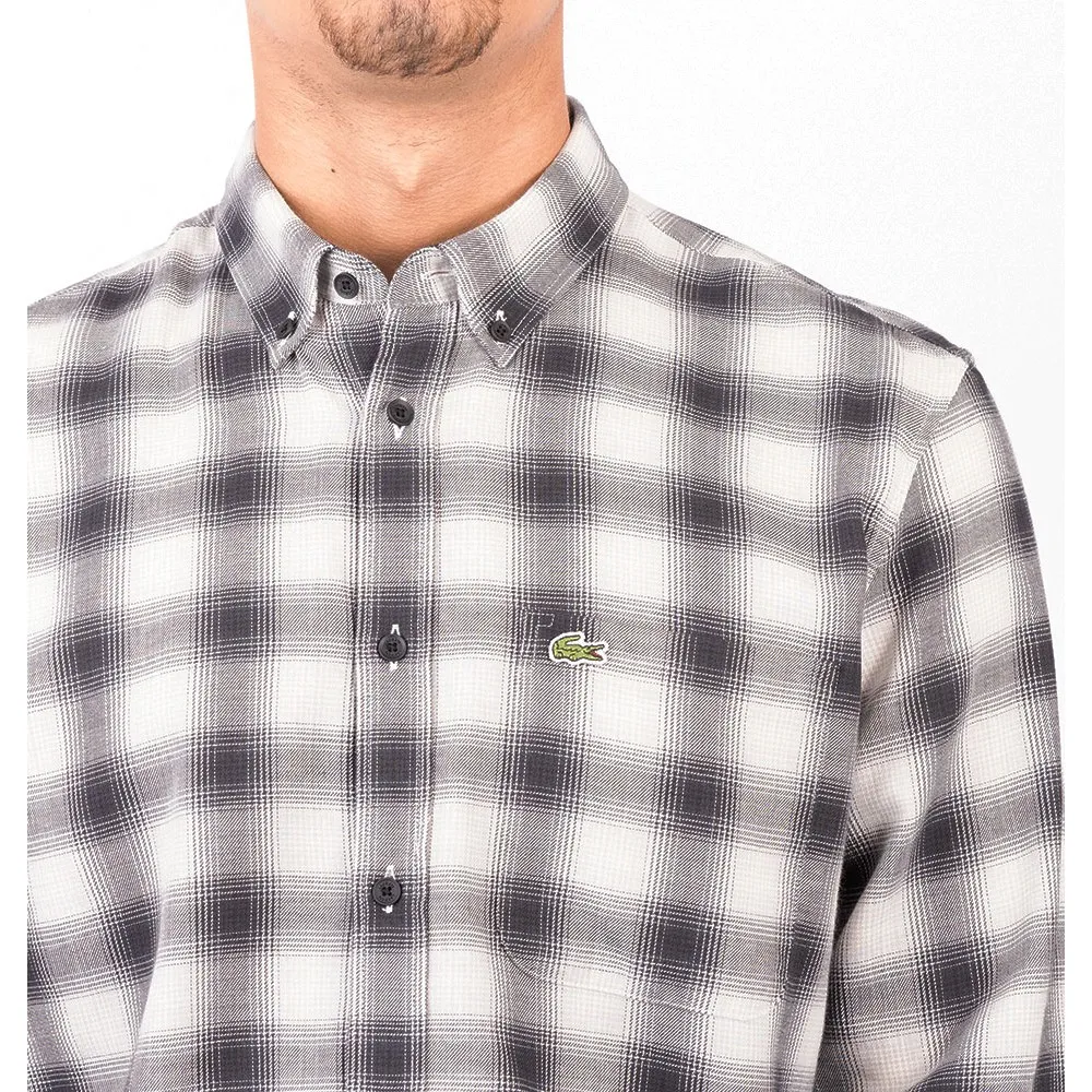 Mens Black CH1868 Check Flannel Shirt