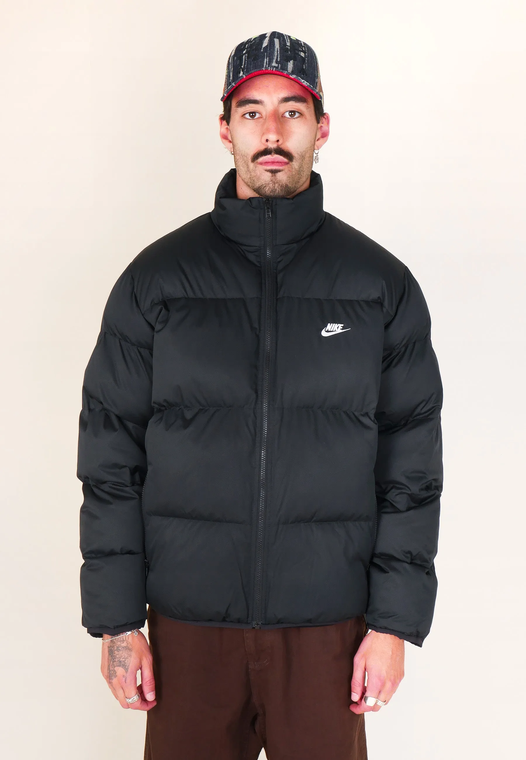 Men's Club Puffer Jacket - Black