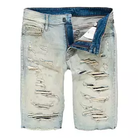 Men's Shredded Jean Shorts