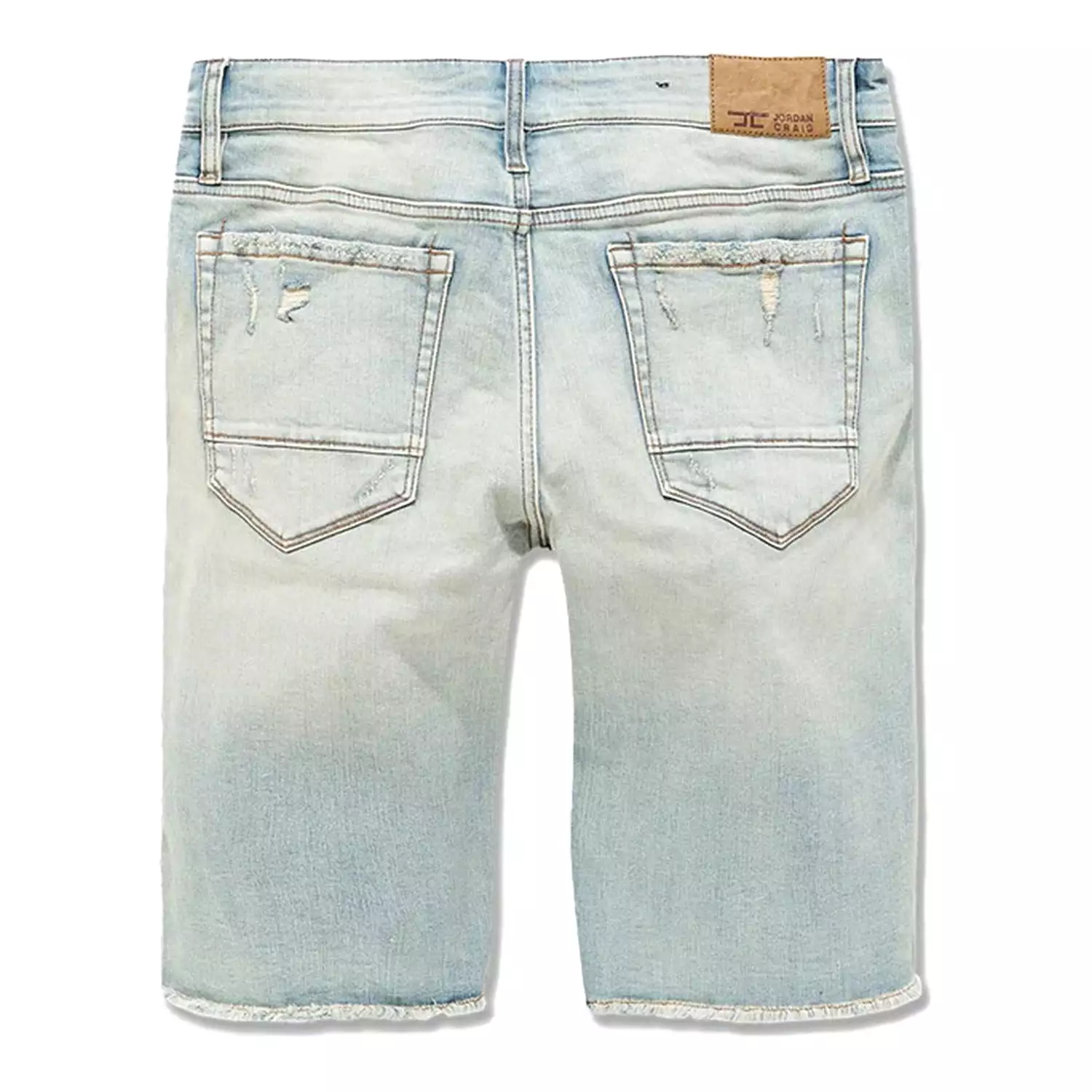 Men's Shredded Jean Shorts