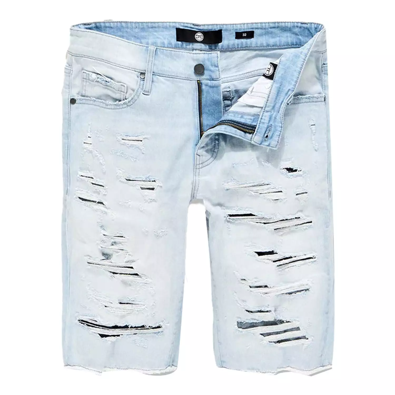 Men's Shredded Jean Shorts