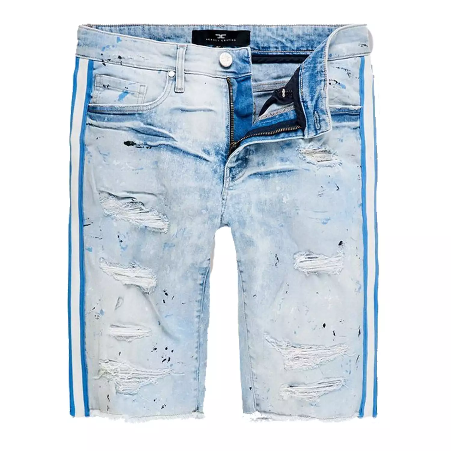 Men's Summertime Striped Denim Short