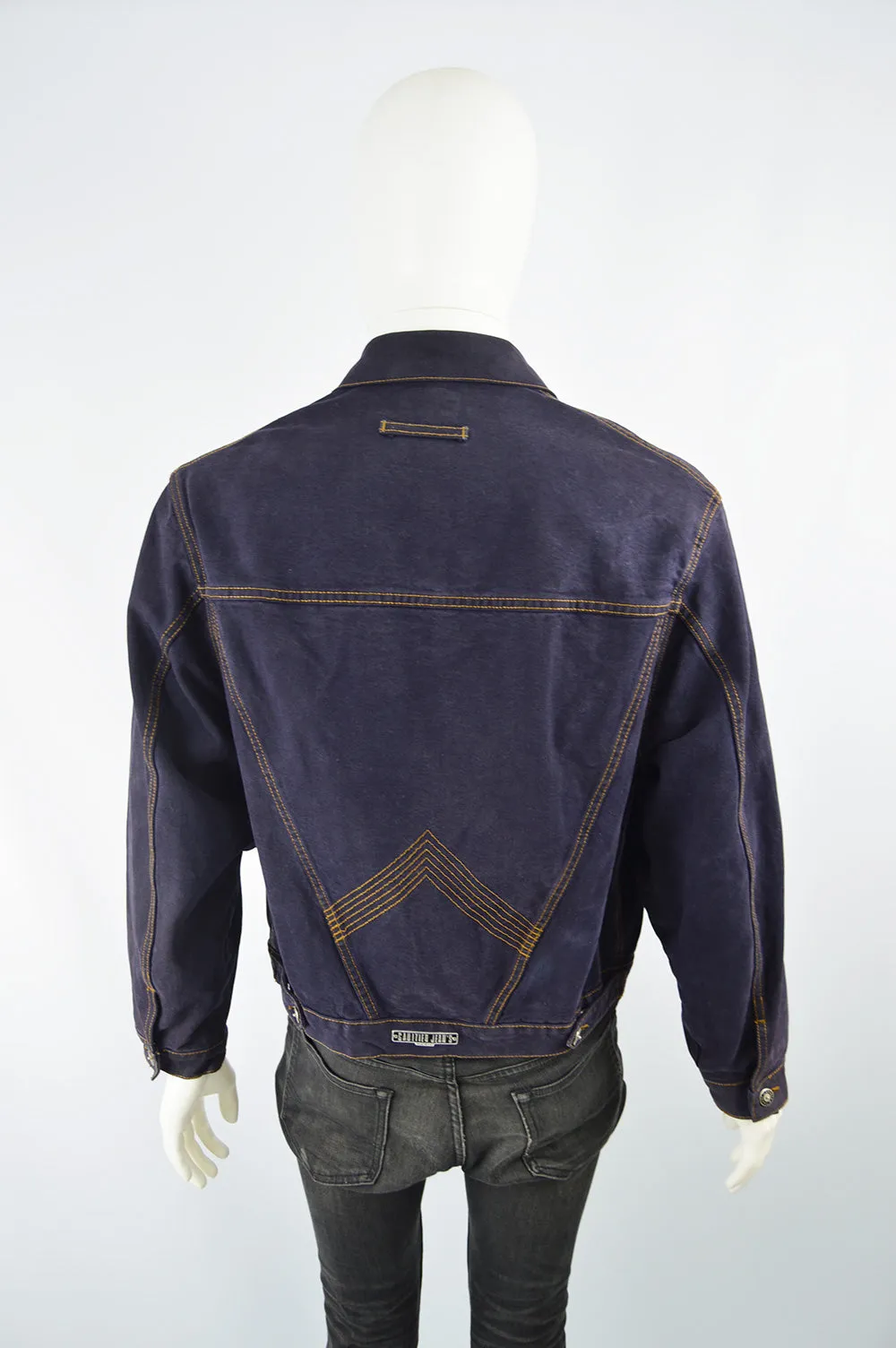 Men's Vintage Indigo Denim Jacket, 1990s