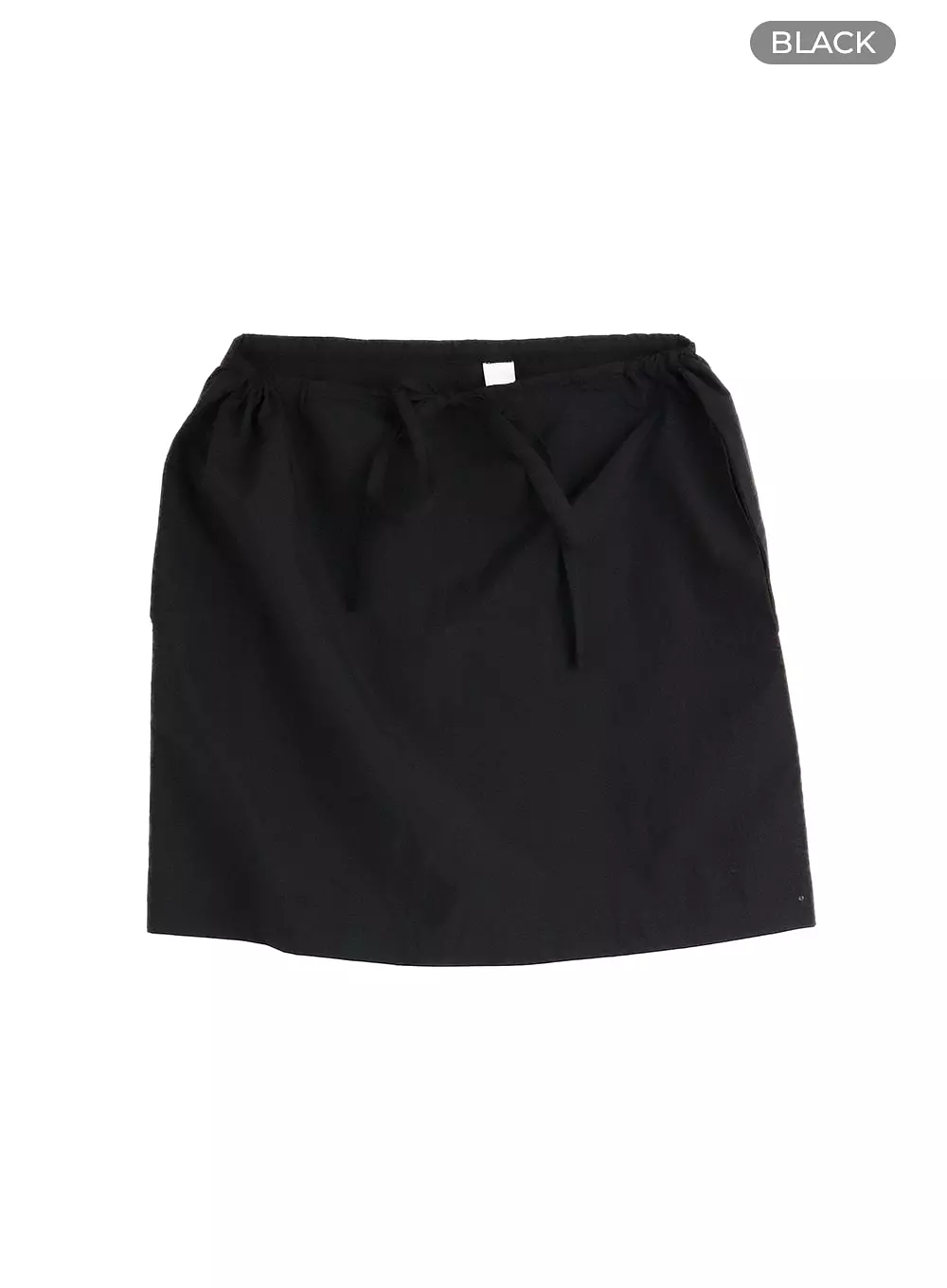 Mid Waist Drawstring Mini Skirt CM413