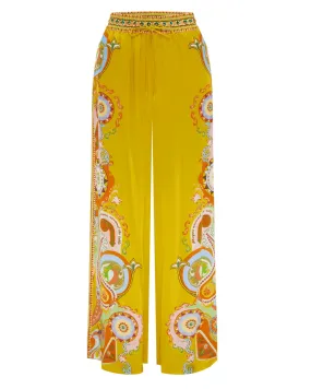 Multicolor Pinball Silk Pant