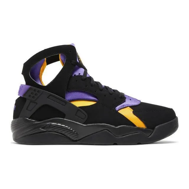 Nike air flight huarache (lakers away/ black/ varsity purple/ del sol) men us 8-13 fd0188-001