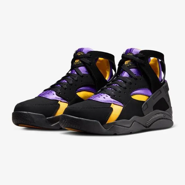 Nike air flight huarache (lakers away/ black/ varsity purple/ del sol) men us 8-13 fd0188-001