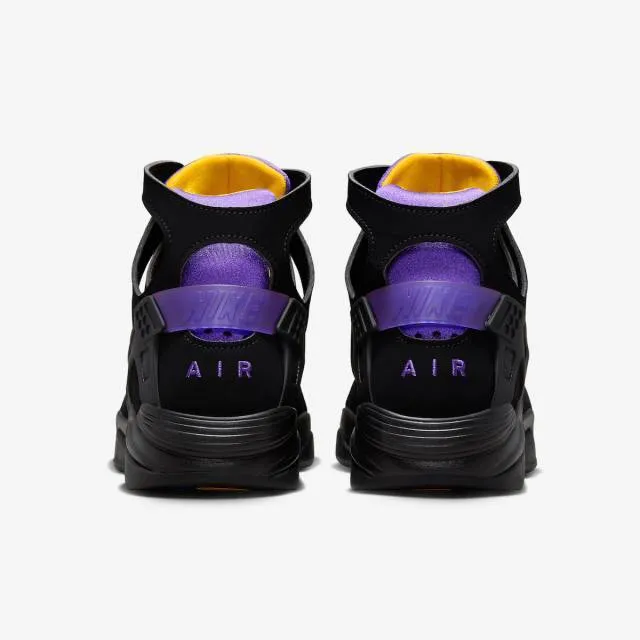 Nike air flight huarache (lakers away/ black/ varsity purple/ del sol) men us 8-13 fd0188-001