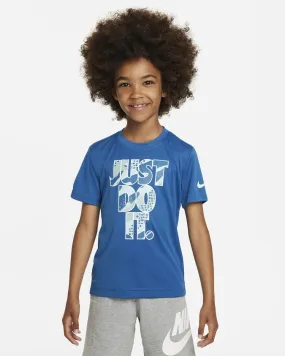 NIKE JUNIOR SPORTSWEAR JUST DO IT BLUE TEE