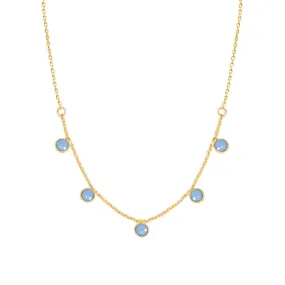 Nila LouLou Necklace - Blue