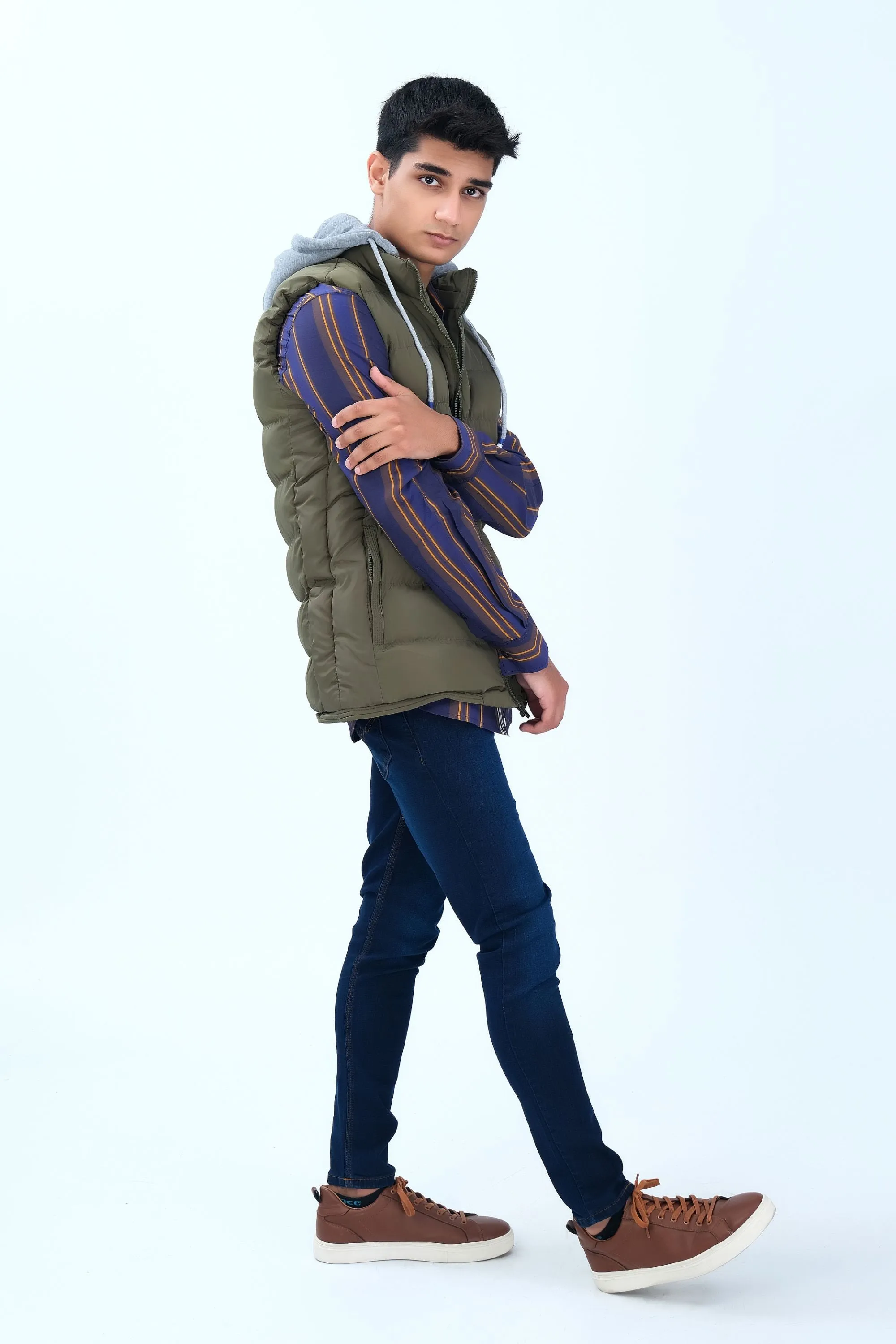 Olive Puffer Jacket