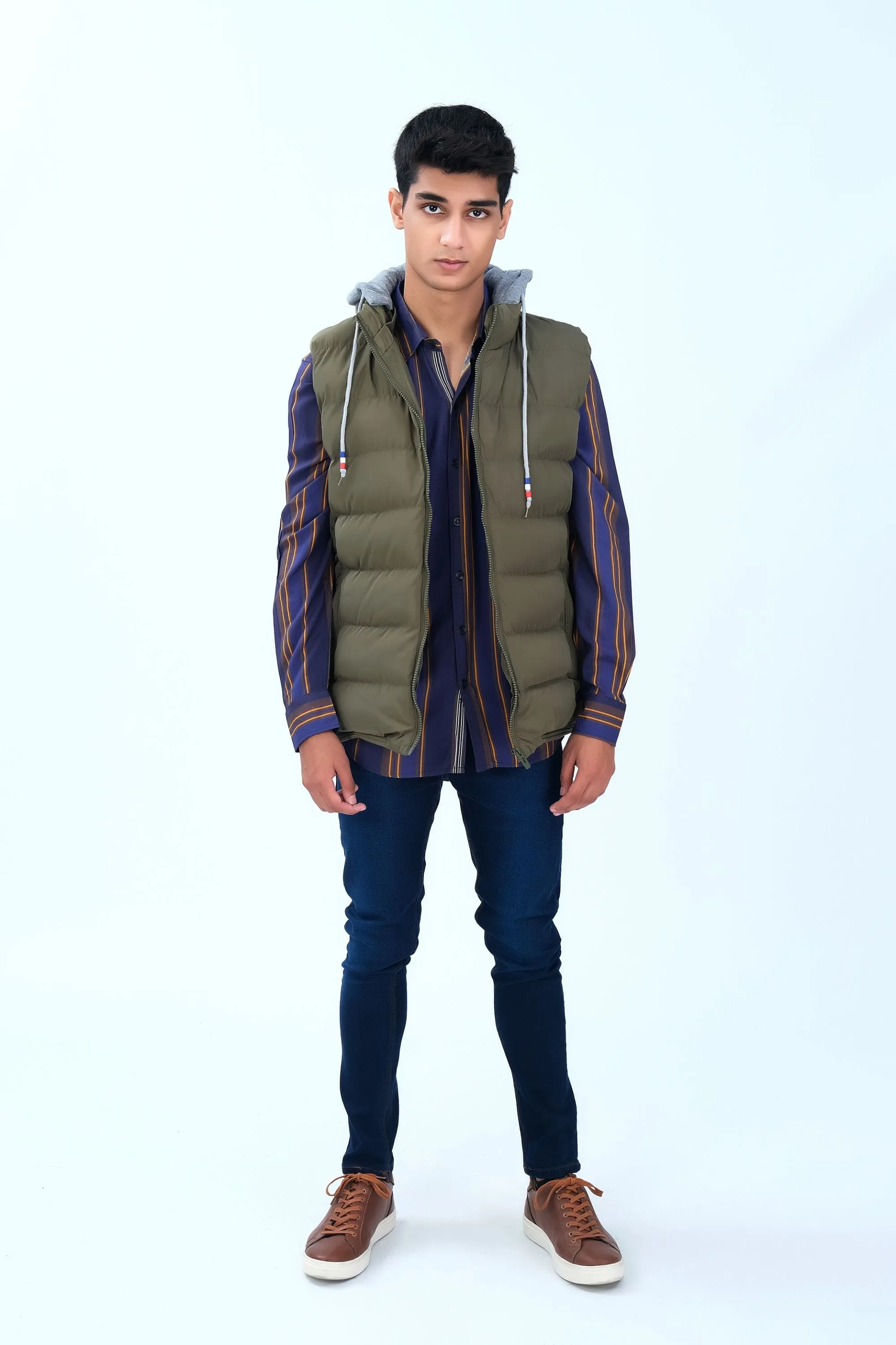 Olive Puffer Jacket