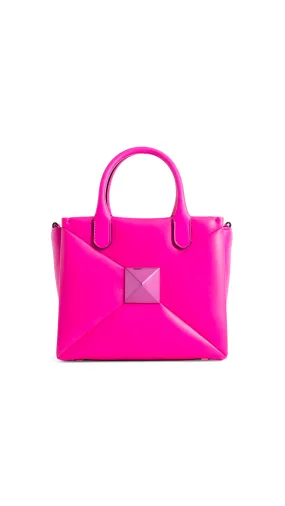 One Stud Top Handle Bag - Pink PP