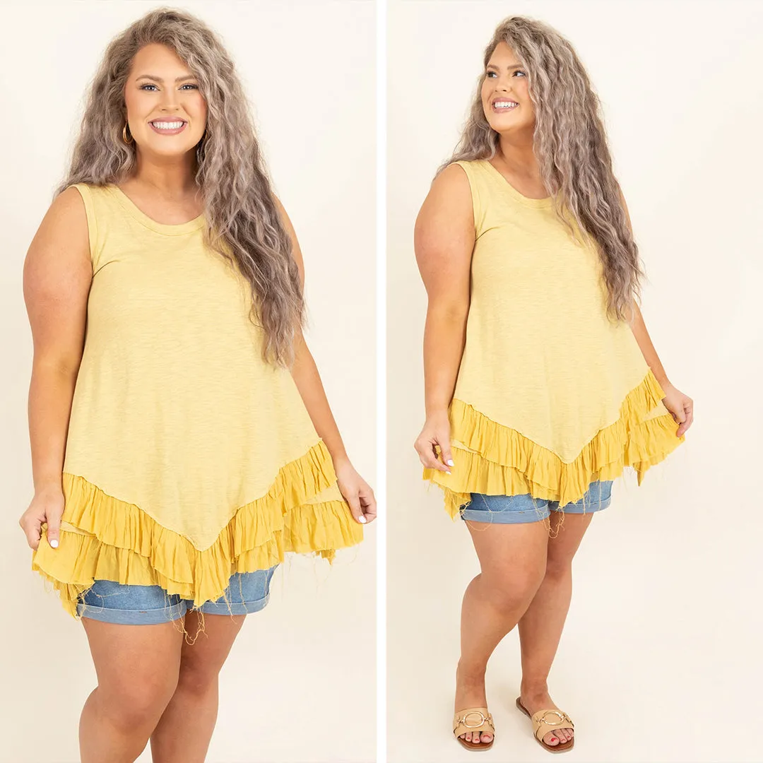 Out For A Walk Tunic, Butter Yellow