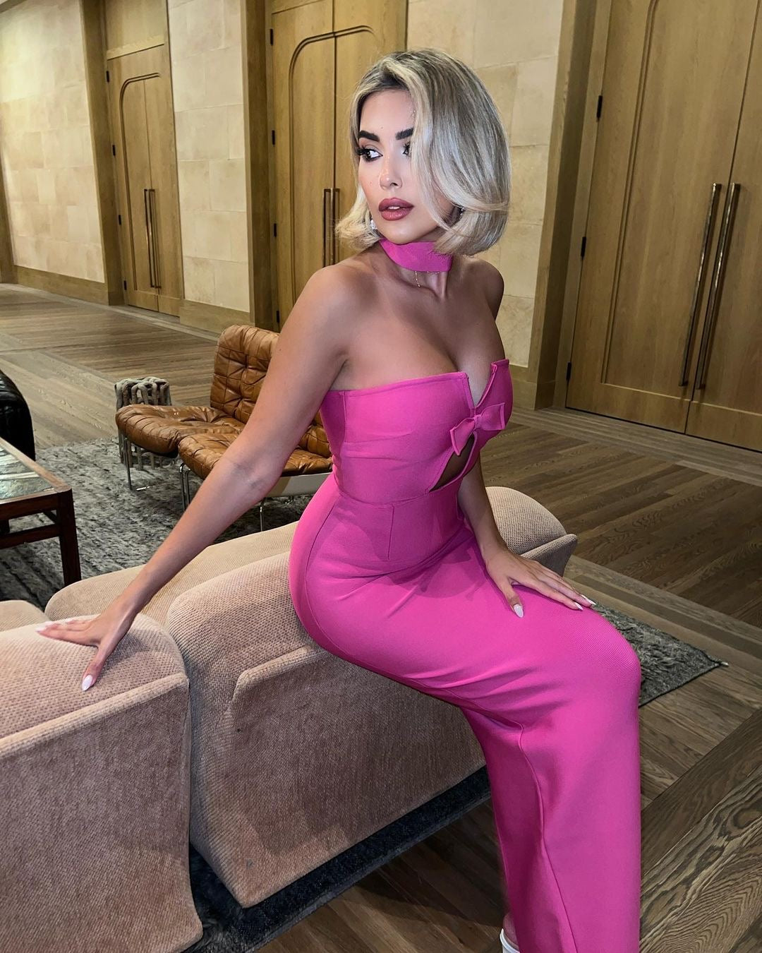 Petra Pink Maxi Dress