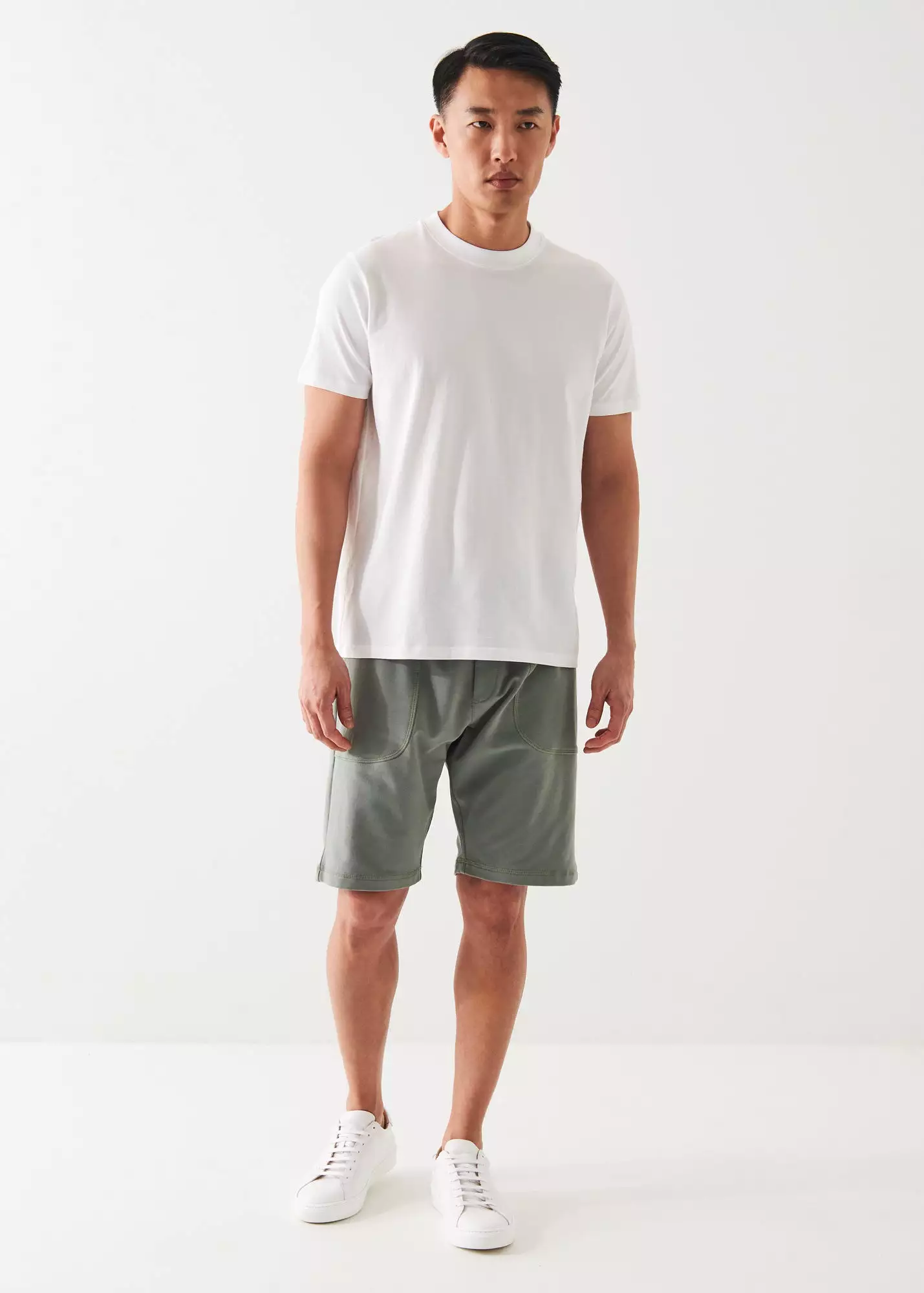 PIMA COTTON FRENCH TERRY DRAWSTRING SHORT