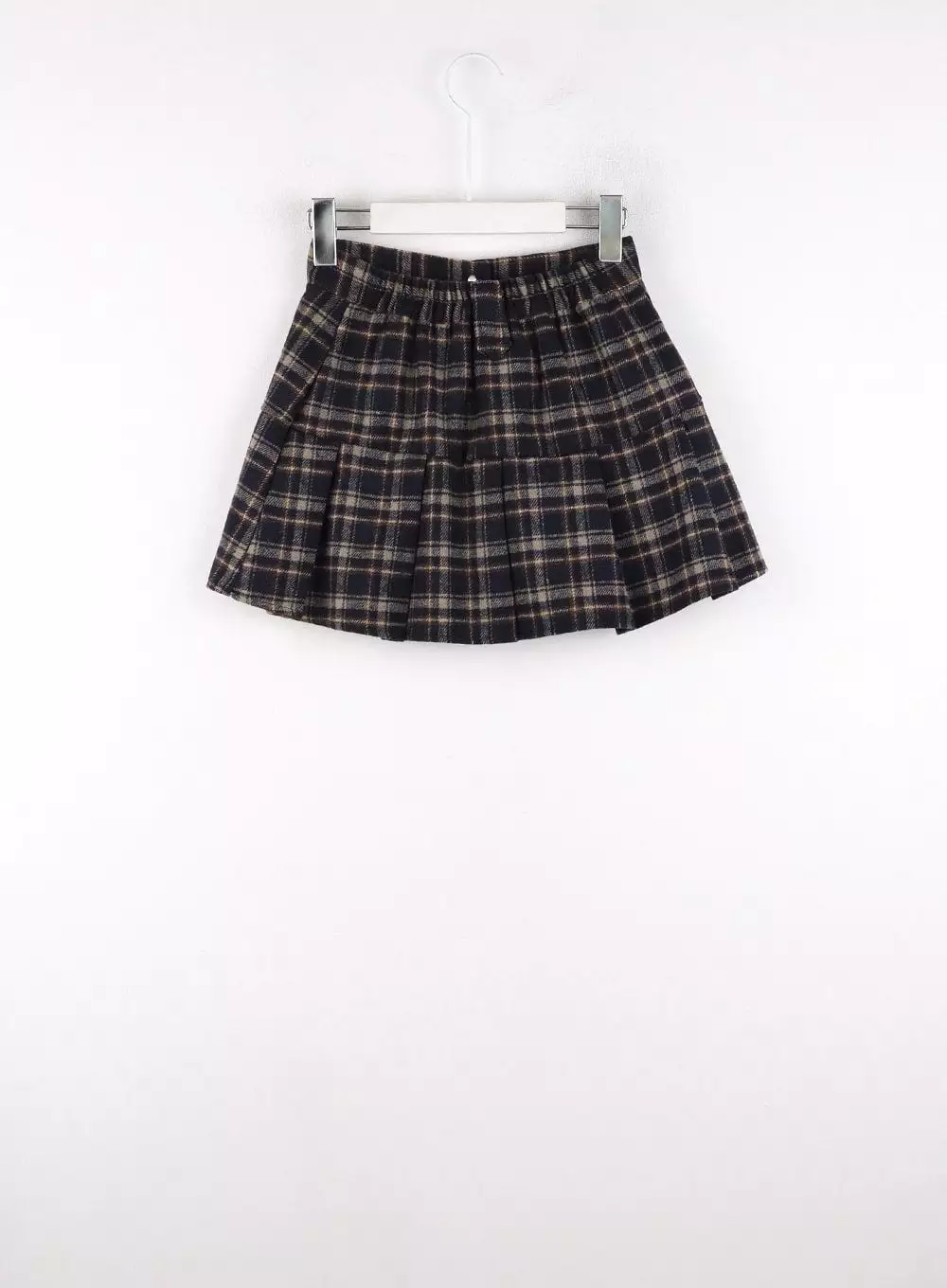 Plaid Pleated Mini Skirt CD307