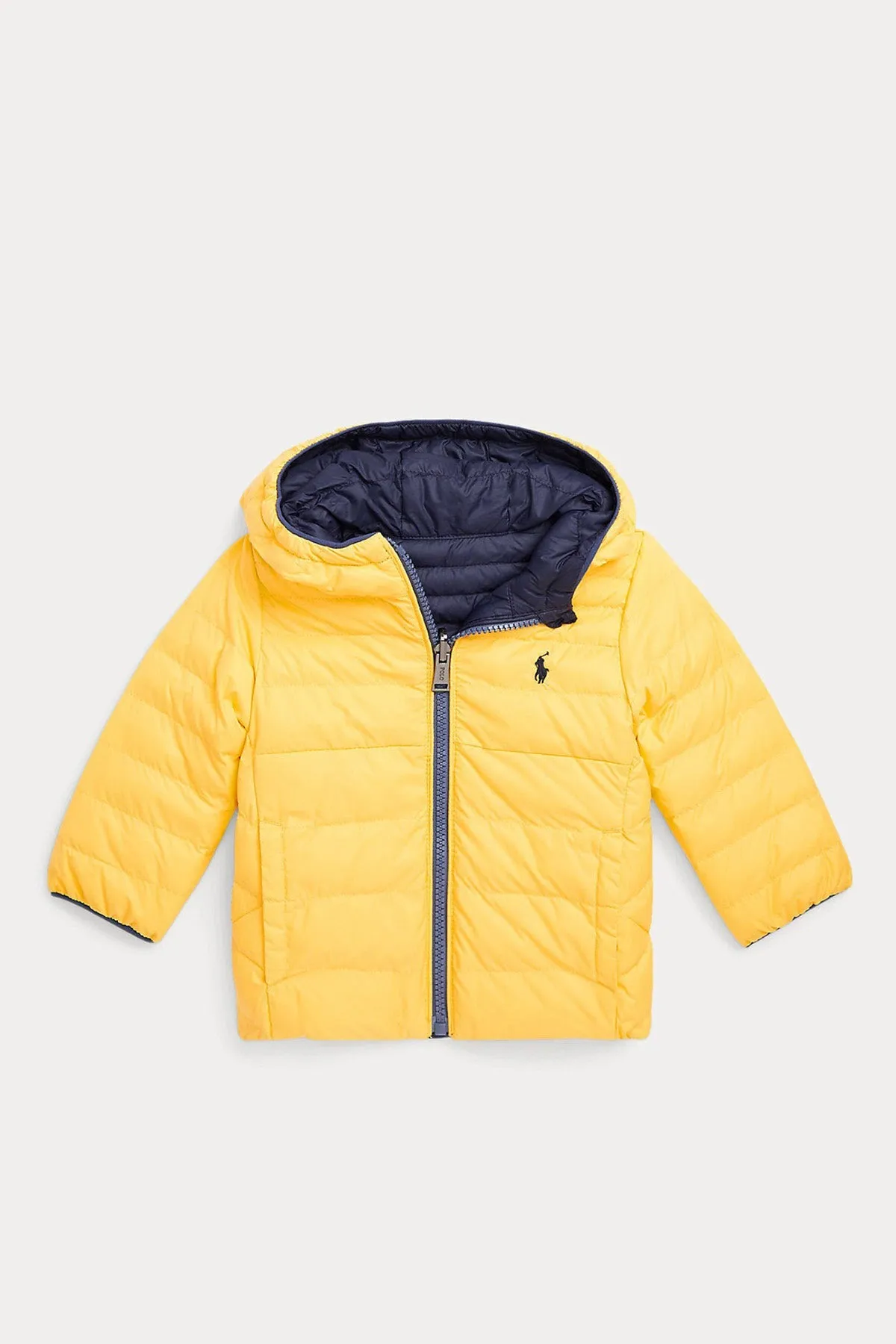 Polo Ralph Lauren Kids 9-24 Aylk Erkek Bebek ift Tarafl Puffer Mont