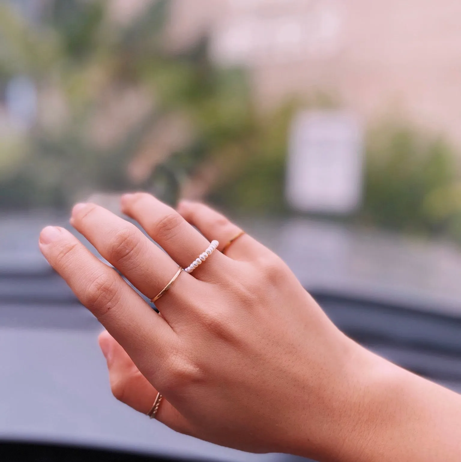 PRE-ORDER Tiny Freshwater Pearl Gold Filled Ring