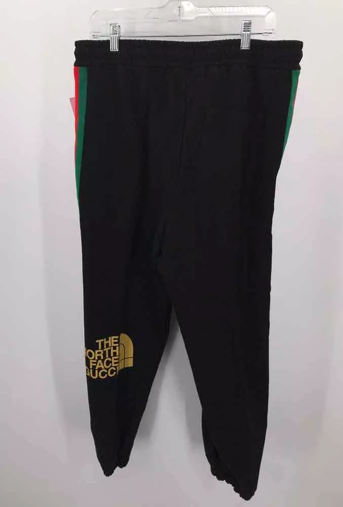 Pre-Owned Gucci x The North Face Black Size Large Sweatpants Men's Pants