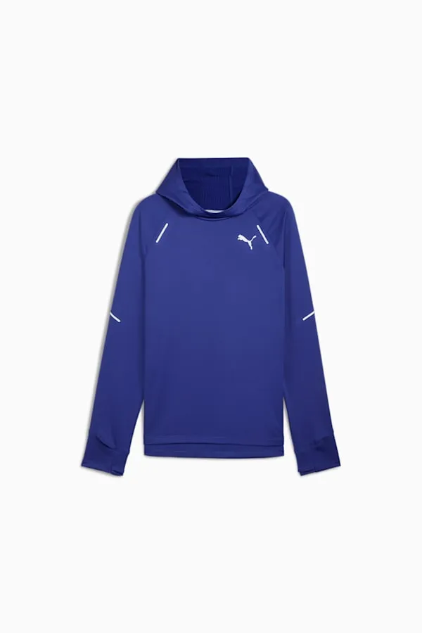 PUMA RUN Grid Fleece Hoodie Men