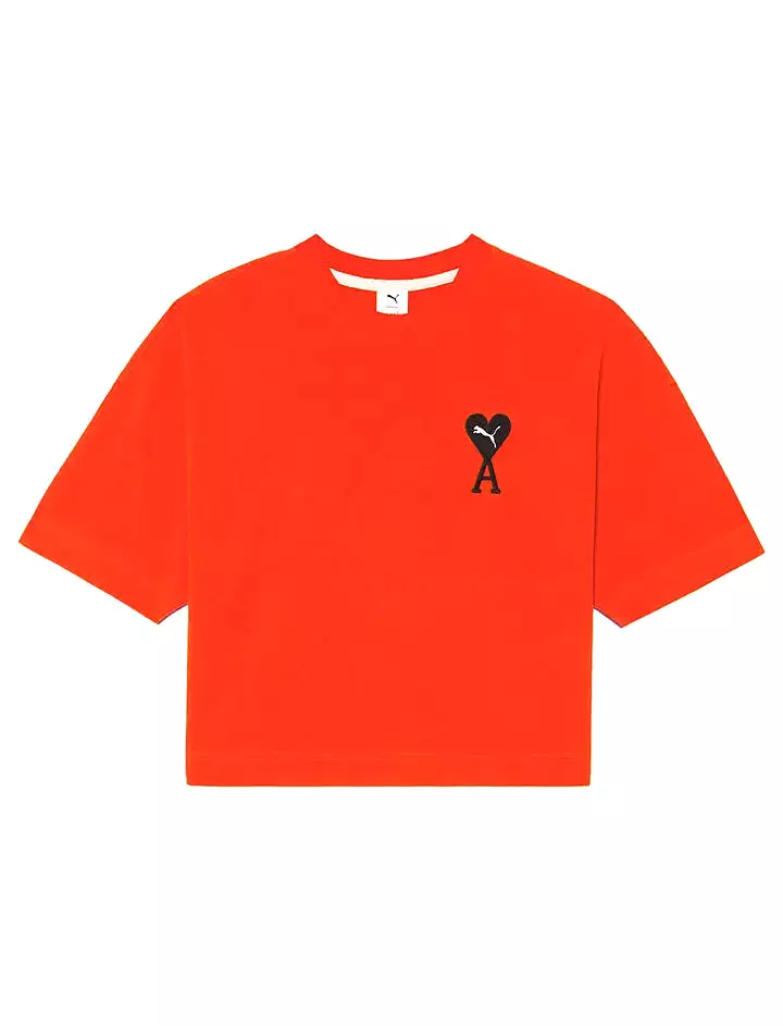 Puma X Ami Graphic Tee Orange.Com