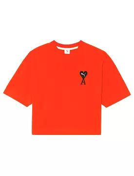 Puma X Ami Graphic Tee Orange.Com