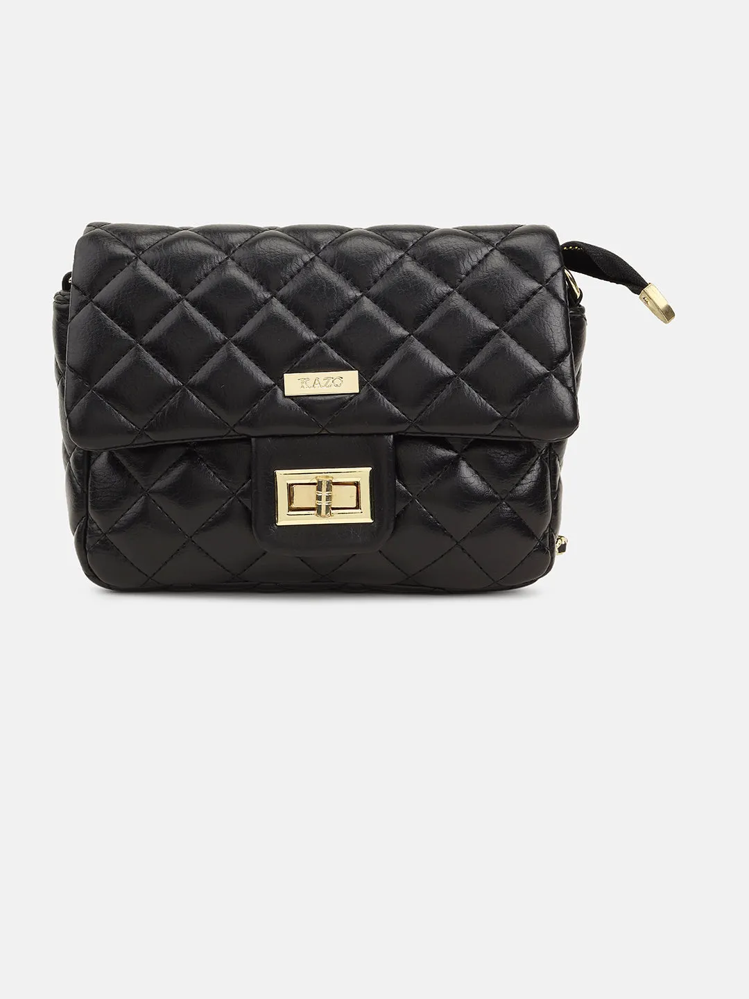 Quilted Shoulder Bag With Chain