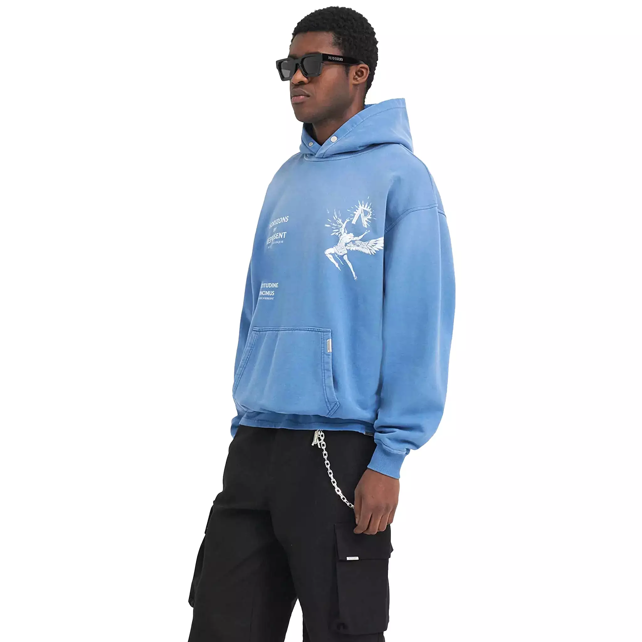 Represent Icarus Sky Blue Hoodie