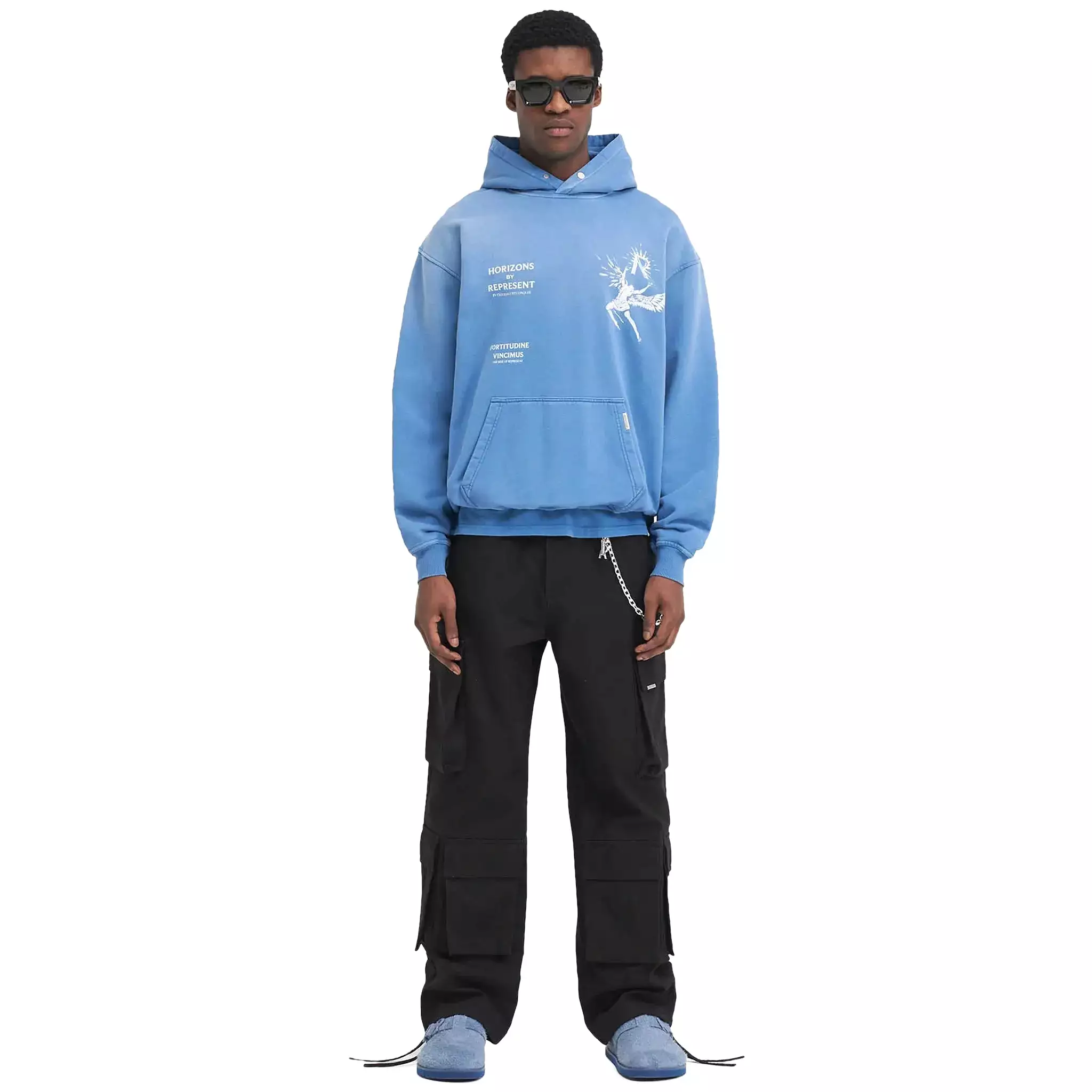 Represent Icarus Sky Blue Hoodie