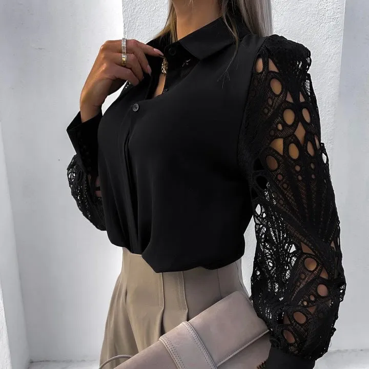 ROSALYA LACE SHIRT