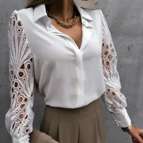 ROSALYA LACE SHIRT