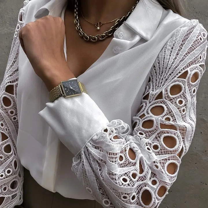 ROSALYA LACE SHIRT