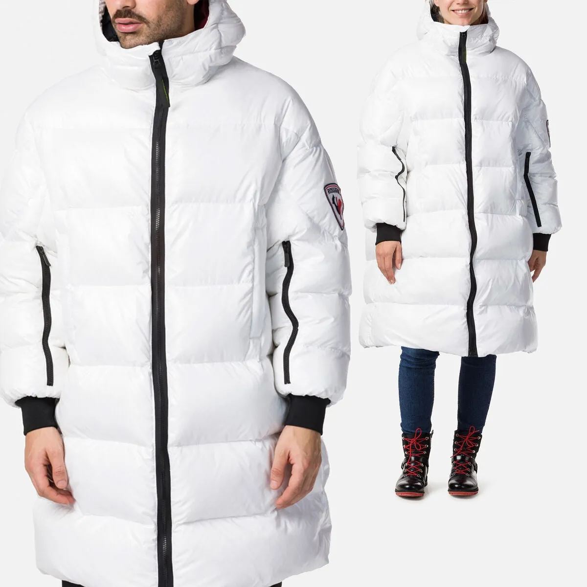 Rossignol Mens Puffer Coat in White