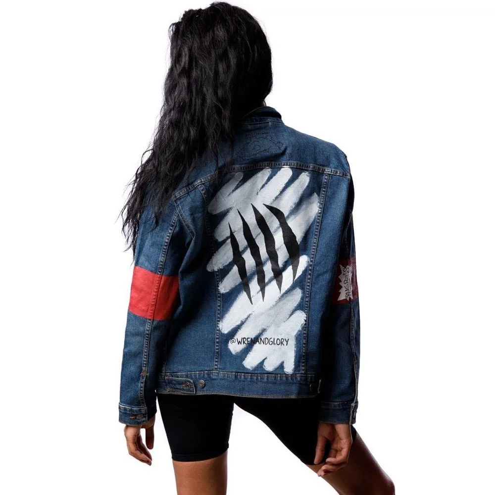 Rugrats Runway Reptar Denim Jacket