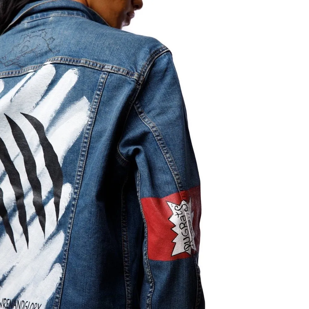 Rugrats Runway Reptar Denim Jacket