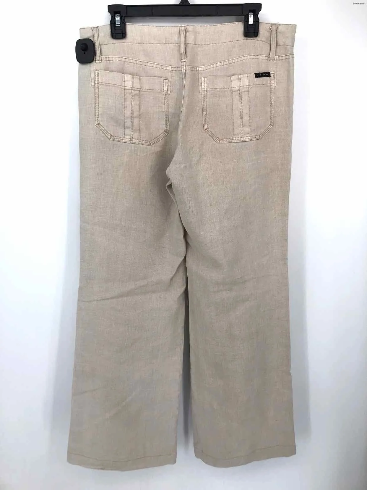 SANCTUARY Beige Linen Wide Leg Size 30   (M) Pants