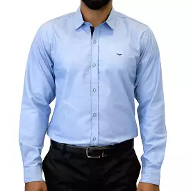 Seamless Blue Casual Shirt