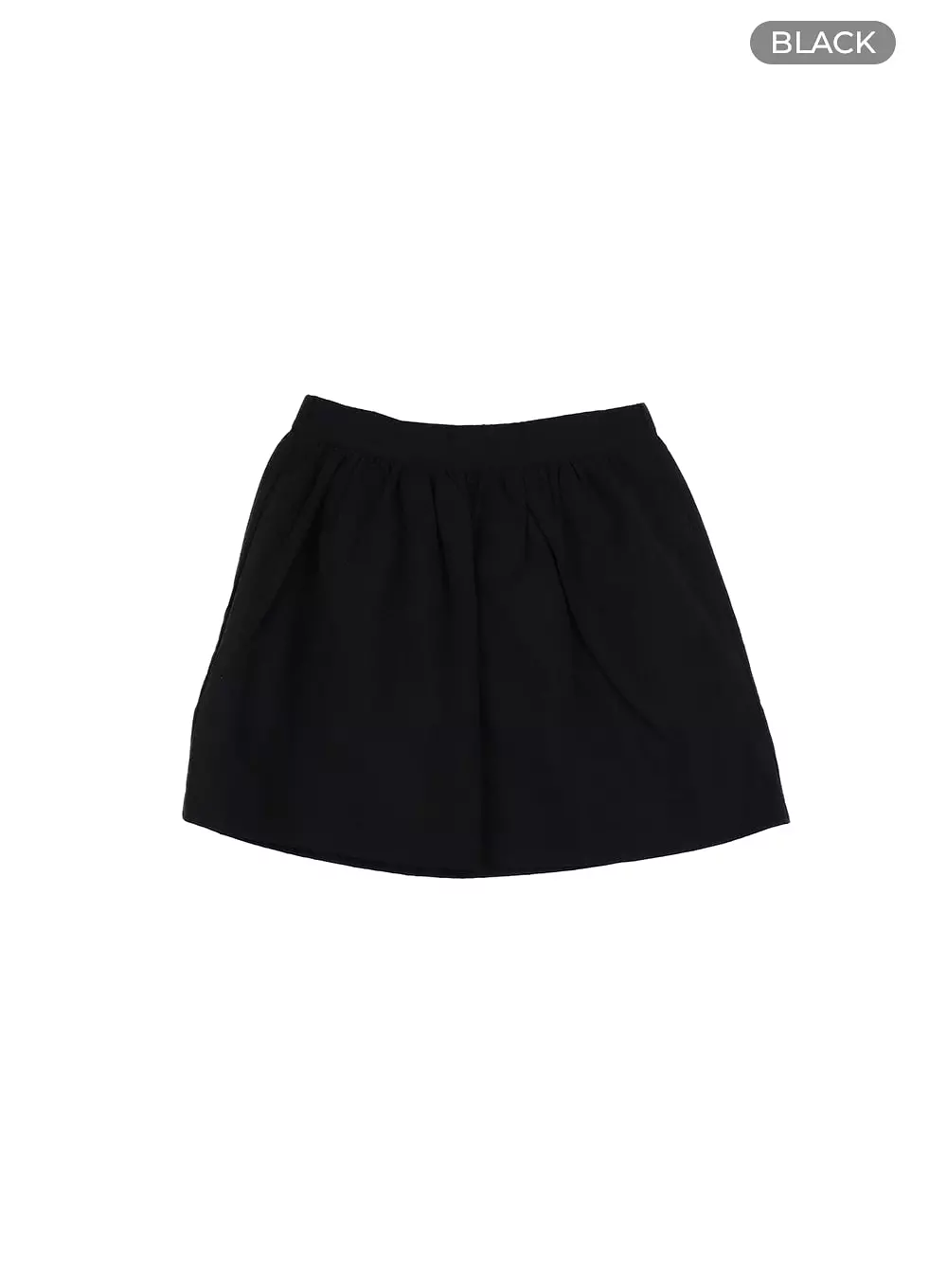 Shirred Flare Mini Skirt CM426