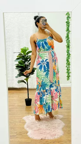 Sisi printed maxi dress