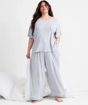 State Of Day Ribbed-Knit Pajama Set Xs-3X