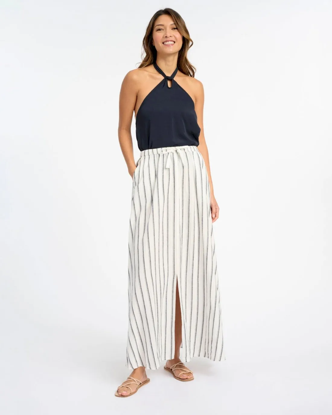 Striped Thira Maxi Skirt