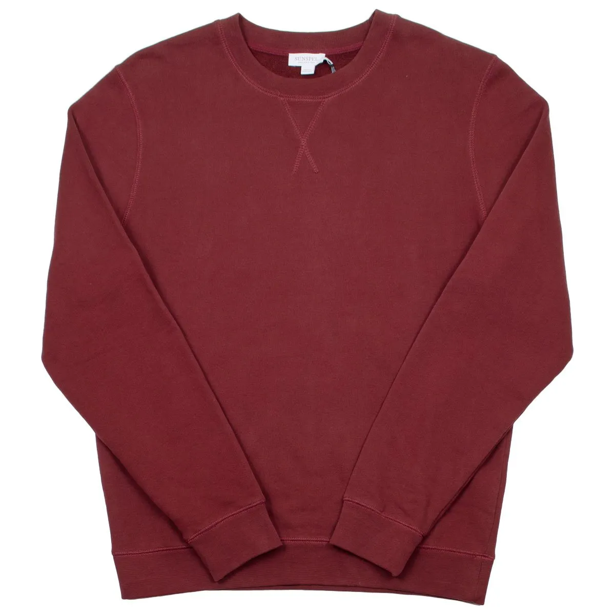 Sunspel - Loopback Sweatshirt - GF Claret