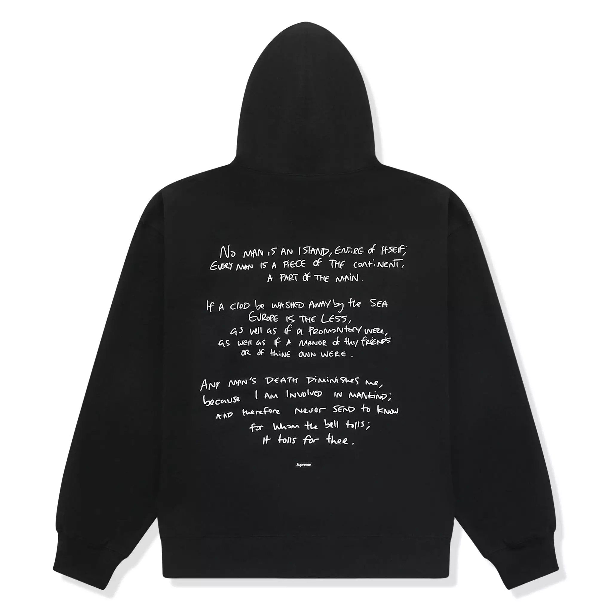 Supreme x Corteiz Rule The World Black Hoodie