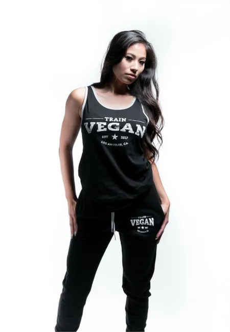 THROWBACK TANK - TRAIN VEGAN (Unisex)