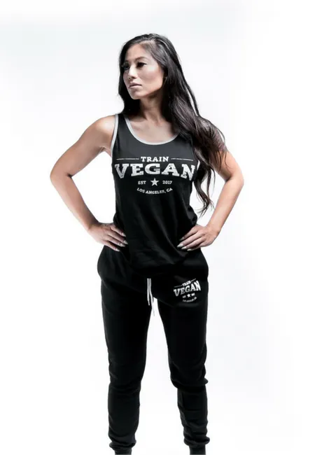 THROWBACK TANK - TRAIN VEGAN (Unisex)